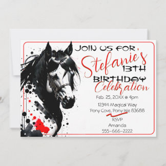 Spirit Pony 37 Einladung zum Geburtstag