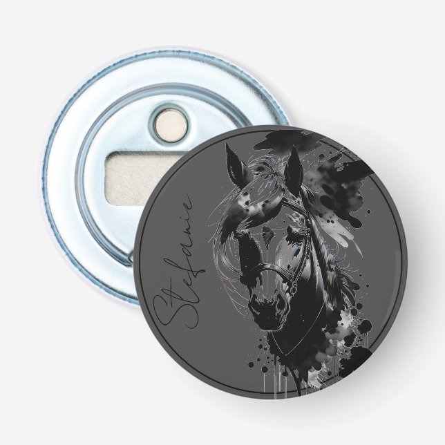 Spirit Pony 3 Black Flaschenöffner (Vorderseite)