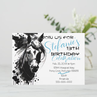 Spirit Pony 3 Einladung zum Geburtstag