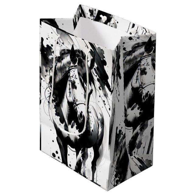 Spirit Pony 7 Mittlere Geschenktüte (Vorderseite Schrägansicht)