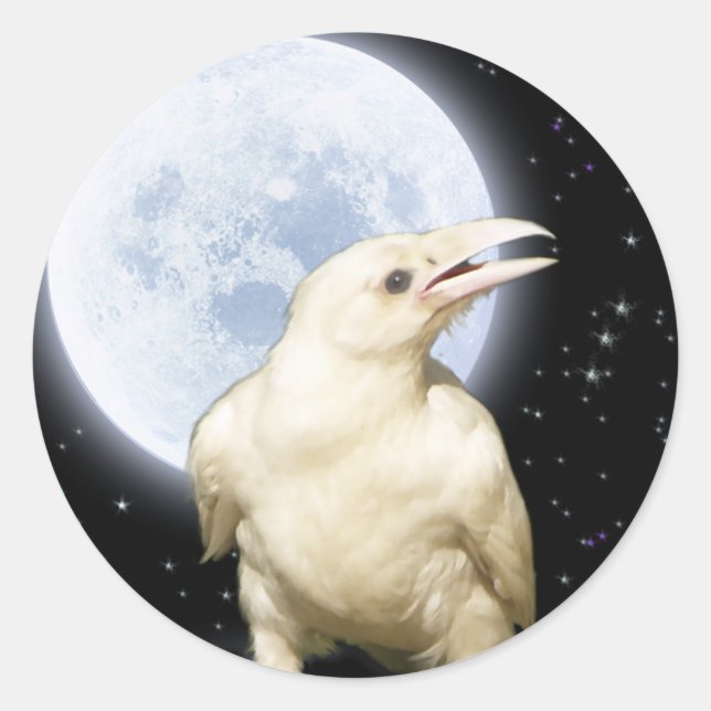 SPIRIT RAVEN Reihe II Runder Aufkleber (Vorderseite)