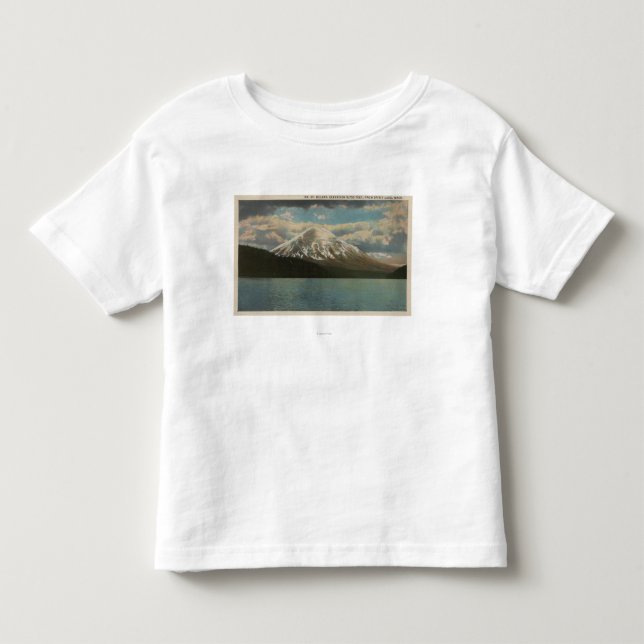Spirit See, WA - Ansicht von Mt. St. Helens Kleinkind T-shirt (Vorderseite)