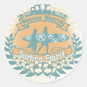Spirit-Shirts und Geschenke Runder Aufkleber