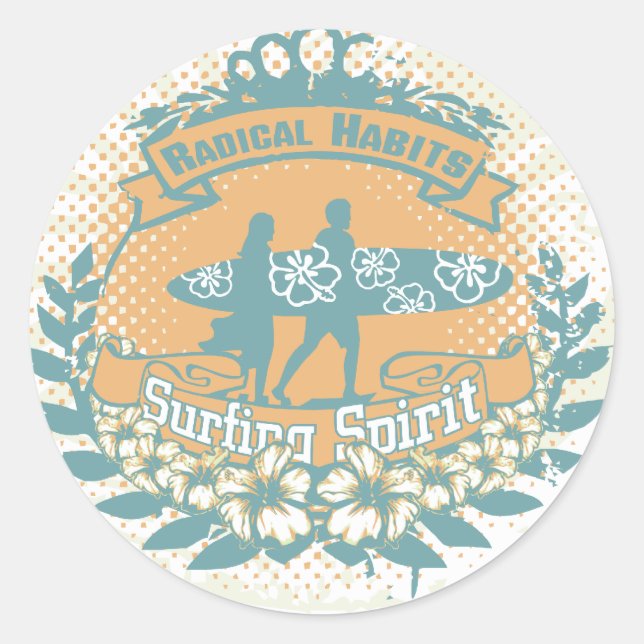Spirit-Shirts und Geschenke Runder Aufkleber (Vorderseite)