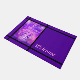 Spirit Violet Flame Design + Ihre Ideen Fußmatte