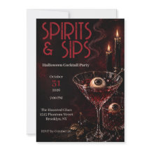 Spirits & Sips Erwachsene Halloween-Cocktailparty