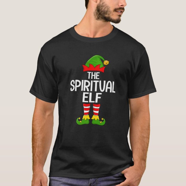Spiritual Elf Xmas Matching Family Elf Squad Chris T-Shirt (Vorderseite)