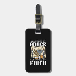 Spiritual Faith and Grace – Uplifting Christian Gepäckanhänger