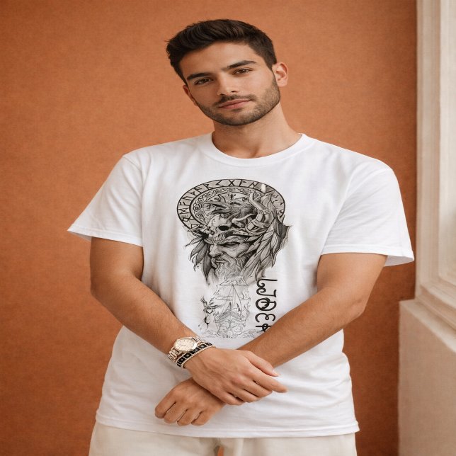 Spiritual Lion Mandala Graphic T-Shirt (Von Creator hochgeladen)