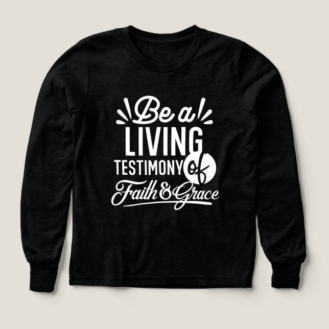 Spiritual Living Testimony Faith and Grace Quote (Motif recto)