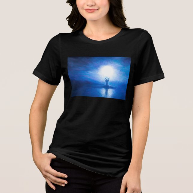 Spiritual mystic zen Tri-Blend shirt (Vorderseite)