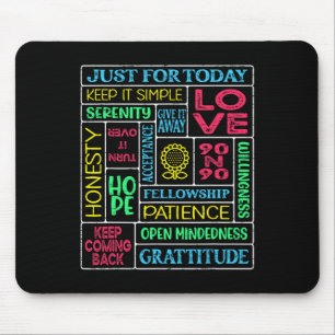 Spiritual Narcotics Anonymous Garten Mousepad
