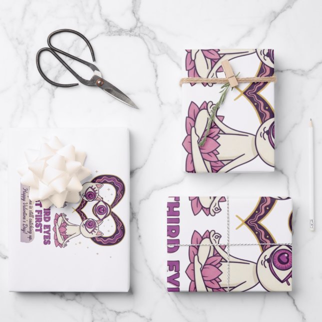 spiritual valentine's day geschenkpapier set (Vorderseite)
