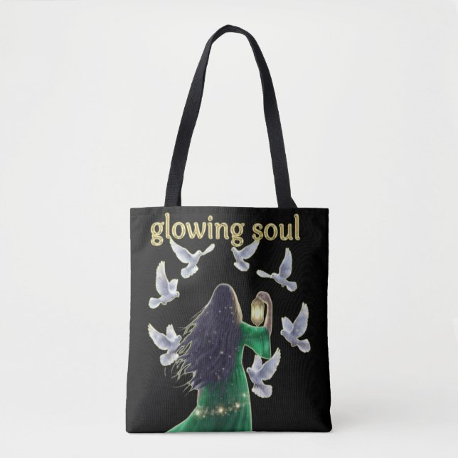 Spiritual women with lantern EVERY DAY Tasche (Vorderseite)