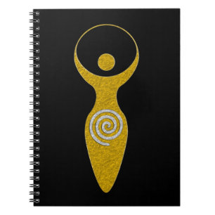 Spirituales Symbol - Göttin der Erde Gaya 1 Flamel Notizblock