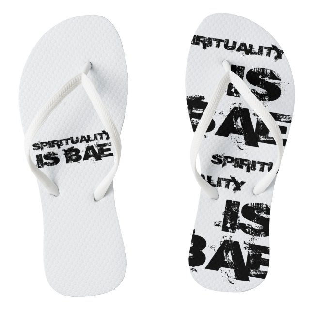 SPIRITUALITÄT IST BAE Flip Flops II (Fußbett)