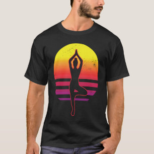 Spiritualität Meditation Retro Yoga 1 T-Shirt