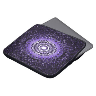 Spirituell leuchtend Mandala...... Laptopschutzhülle