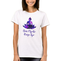 Spirituell Lila Lotus Yoga Nam Myoho Renge Kyo