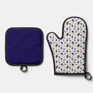 spirituell ofenhandschuh & Topflappen-Set