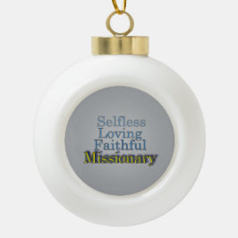 spirituell treulich keramik Kugel-Ornament