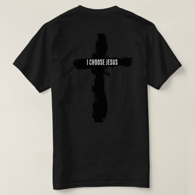 Spirituelle Anleihe "i select god" T - Shirt (Design Rückseite)