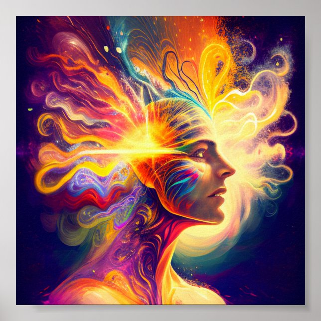 Spirituelle Aura, Veränderung der Wall Picture Art Poster (Vorne)