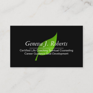 Spirituelle Beratung für Green Life Coach Visitenkarte