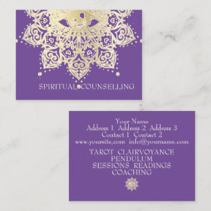 Spirituelle Beratung, Tarot, psychisches Business  Visitenkarte