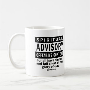 Spirituelle Beratungsromen 3:23 Christliche Zitate Kaffeetasse