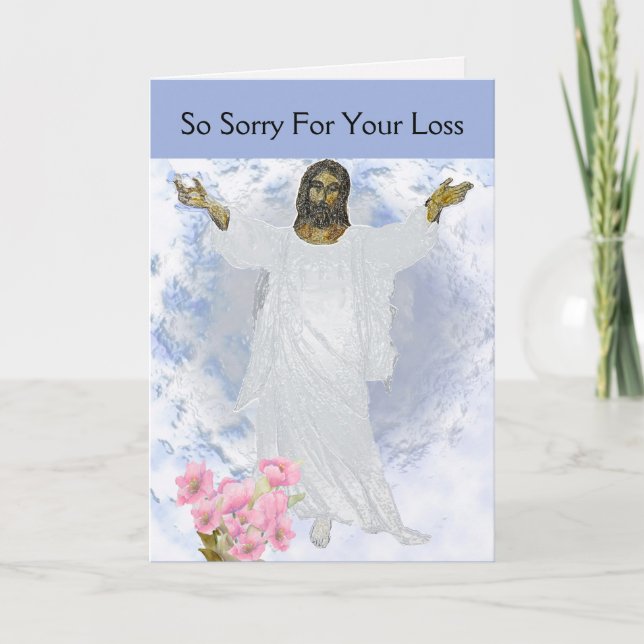Spirituelle Bereavement Card Dankeskarte (Vorderseite)