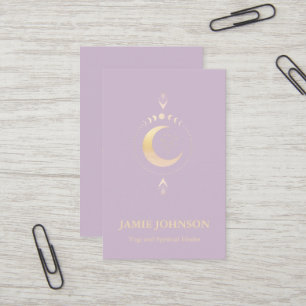 Spirituelle Energie Heiler Reiki Moon Phase Yoga Visitenkarte