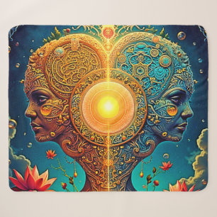 Spirituelle Erwachen Kunst Sherpadecke
