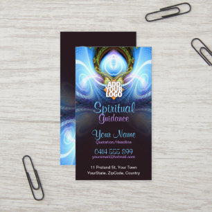 Spirituelle Führung Holistische Energie Visitenkar Visitenkarte