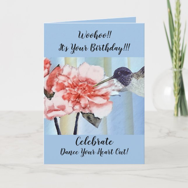 Spirituelle Geburtskarte Dankeskarte (Vorderseite)