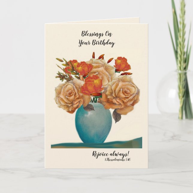 Spirituelle Geburtskarte Dankeskarte (Vorderseite)