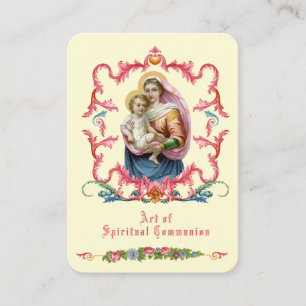 SPIRITUELLE GEMEINSCHAFT KATHOLKARTEN VISITENKARTE