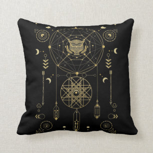 Spirituelle Geometrie Ästhetische Kunst Kissen