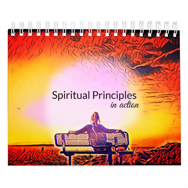 Spirituelle Grundsätze im Aktionskalender Kalender (Titelbild)