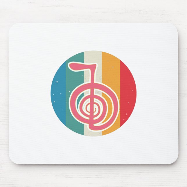 Spirituelle Heilung | Reiki Symbols Geschenkideen Mousepad (Vorne)