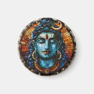 Spirituelle Hindugottheit, Religiöse Shiva Gott Magnet