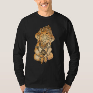 Spirituelle Hindus Gott Ganesha Meditation Yoga T-Shirt