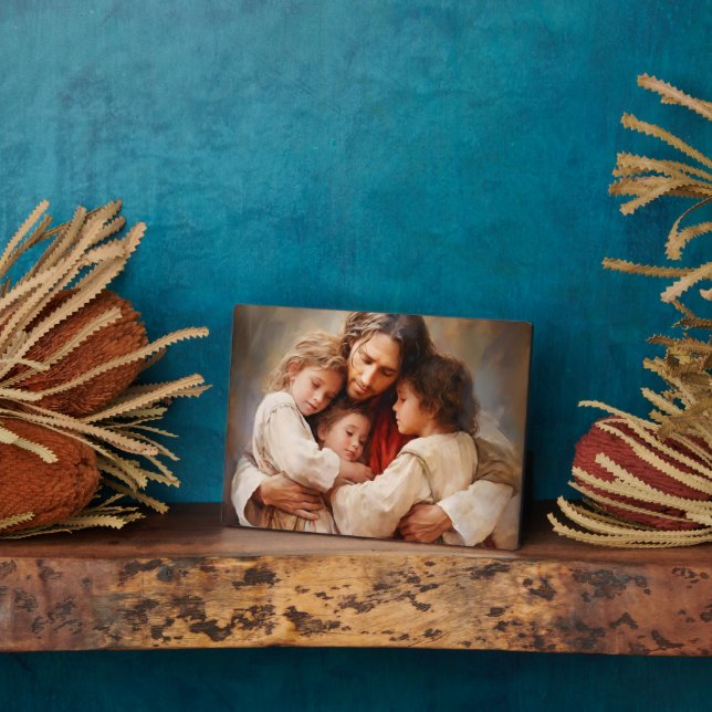 Spirituelle Jesus Plaque Fotoplatte (Seite)