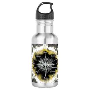Spirituelle Kompass-Insulinflasche Edelstahlflasche