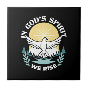 Spirituelle Kraft in Gott - Christlich Fliese