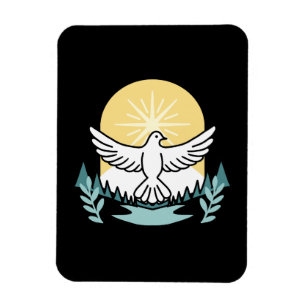 Spirituelle Kraft in Gott - Christlich Magnet