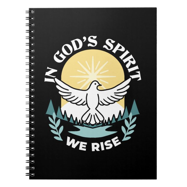 Spirituelle Kraft in Gott - Christlich Notizblock (Vorderseite)