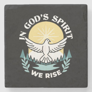 Spirituelle Kraft in Gott - Christlich Steinuntersetzer