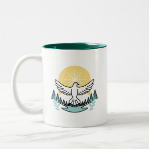 Spirituelle Kraft in Gott - Christlich Zweifarbige Tasse