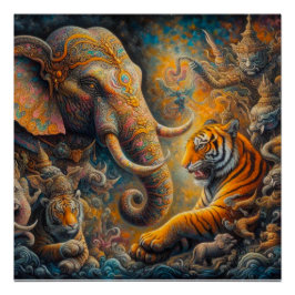 spirituelle Kunst Poster